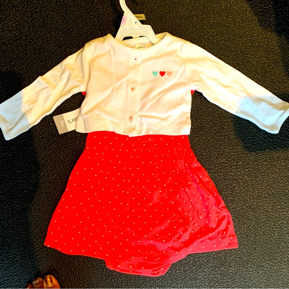 Carters Dress and cardigan set - Baby Girl 🎀